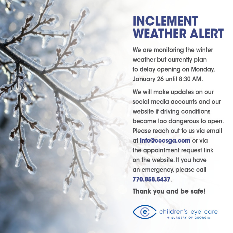 Inclement Weather Alert Notice